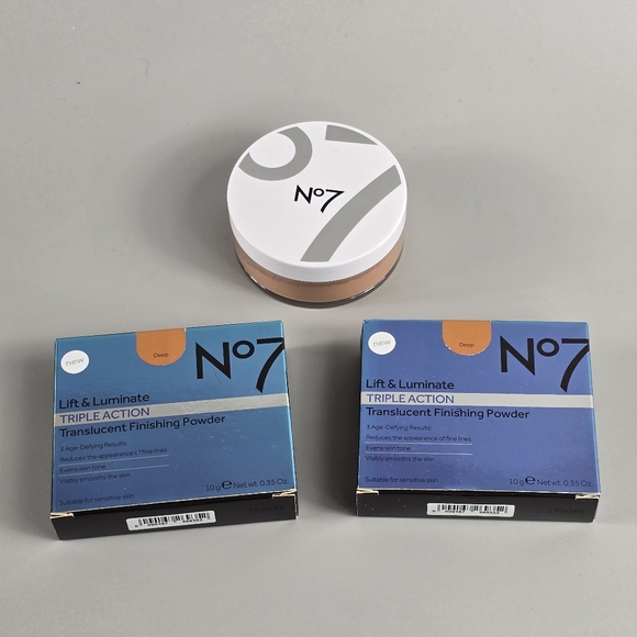 No7 Lift & Luminate Translucent Finishing Powder Set Bundles - Picture 2 of 5